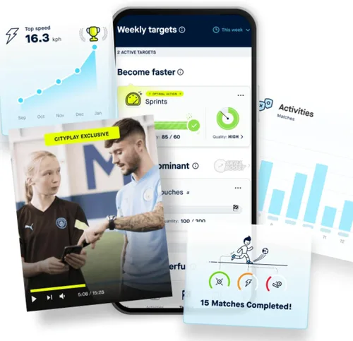 Vista 6 de CITYPLAY Smart Soccer Tracker for Cleats - Training Sensor for Youth