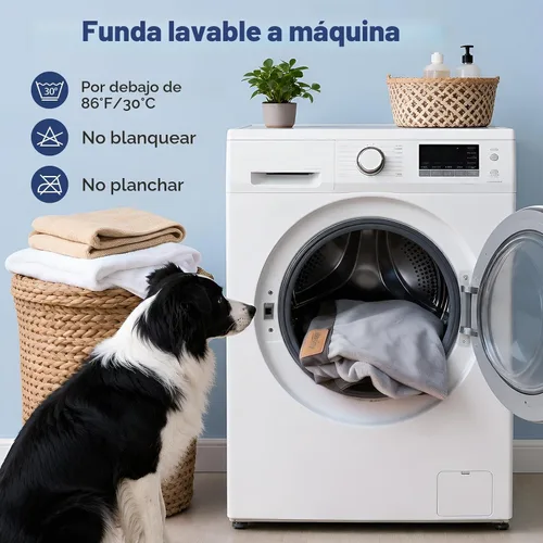 Vista 7 de Cama refrescante para perros grandes, cama ortopédica para perros con alfombrilla de gel refrescante, funda lavable extraíble, forro impermeable