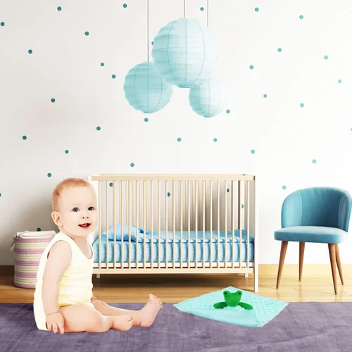 Vista 6 de Manta de seguridad suave de rana verde para bebé, manta de felpa con personaje de rana, regalo de baby shower/cuarto de bebé, manta para acurrucarse