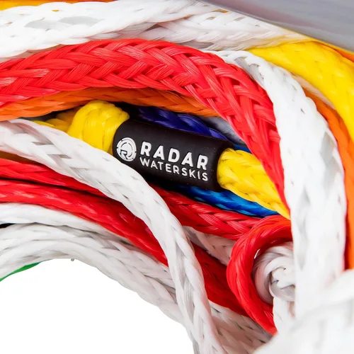 Vista 4 de RADAR Control Water Ski Rope and Handle Package - 13 Inch Handle, Non-Rotating Grip, Pre-Stretched Low-Drag Rope, Full Length End Caps, High Control