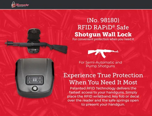 Vista 2 de Hornady - Soporte de pared rápido y seguro para pistolas largas