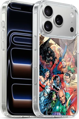 Vista 70 de Head Case Designs Funda de gel con licencia oficial de la Liga de la Justicia DC Comics #10 Darkseid War Comic Book Cover