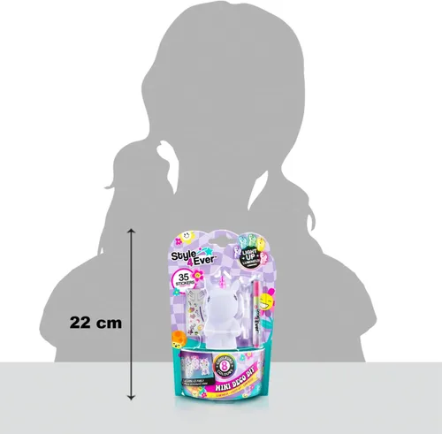 Vista 8 de Canal Toys - Style 4Ever - DIY Mini Deco with Light Assortment, with LED light remover, marker and stickers
