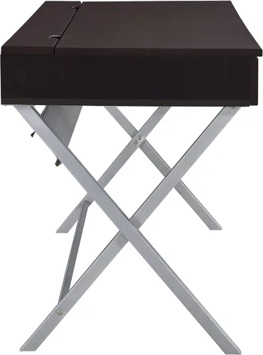 Vista 9 de Coaster Furniture Connect-It 800117 - Escritorio con tomacorriente/compartimento de almacenamiento integrado, capuchino