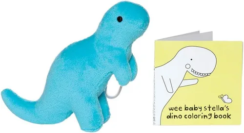 Vista 5 de Manhattan Toy Wee Baby Stella Tiny Dino - Juego de muñecas suaves de 12 pulgadas