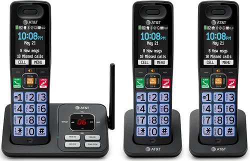 Vista 19 de Teléfono inalámbrico AT&T con sistema de contestador — BL108