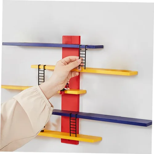 Vista 9 de Holibanna Mini estante de pared para dormitorio, niños y niñas, estante de almacenamiento de juguetes, estantes flotantes para decoración