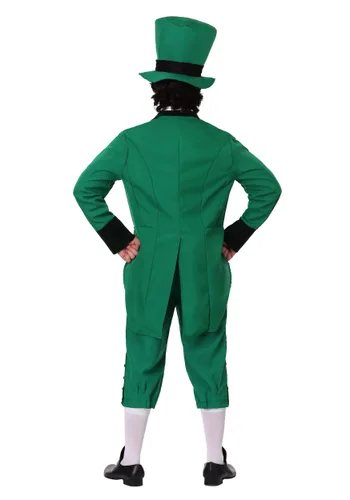 Vista 2 de Disfraz de duende leprechaun para adulto Multicolor