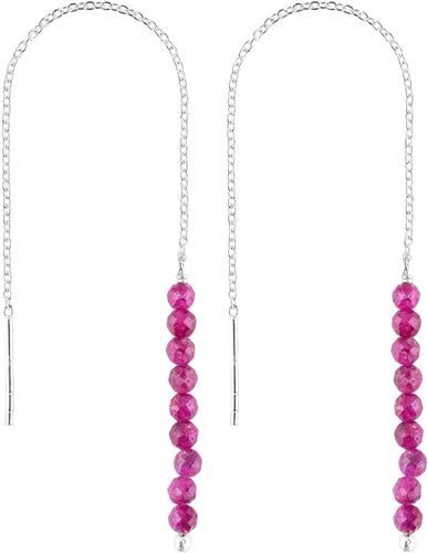 Vista 14 de Aretes delicados de piedra auténtica, piedras preciosas tanzanita, joyería minimalista, aretes colgantes, chapados en plata, piedras natales