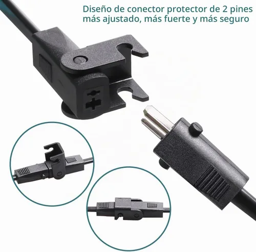 Vista 4 de Fuente de alimentación universal reclinable con cable de extensión, adaptador reclinable CA/CC 100-240V, fuente de alimentación 29V 2A, conector