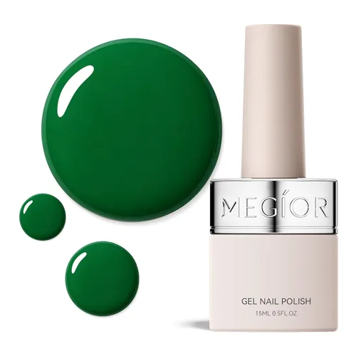 Vista 63 de MEGIOR Esmalte de uñas de gel libre de TPO, 0.5 onzas líquidas, base de gel transparente para remojar la lámpara de uñas LED, capa base de larga