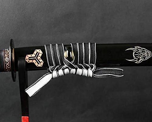 Vista 8 de Espada Excelente Kill Bill Katana Japonesa Samurai Espada Real Arcilla Templada Doblada Stee