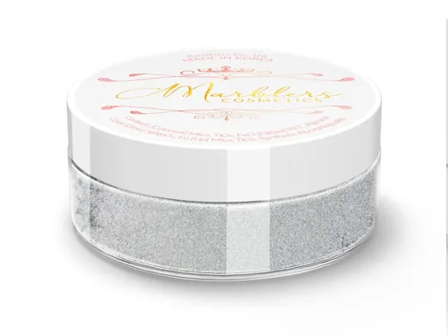 Vista 110 de MARBLERS Polvo de mica natural grueso [perla azul acero] 0.11 onzas (0.11 oz) altamente pigmentado no tóxico, vegano, libre de crueldad animal