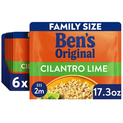 Vista 15 de BEN'S ORIGINAL READY RICE - Arroz basmati, tamaño familiar, bolsa de 17.3 onzas (paquete de 6)