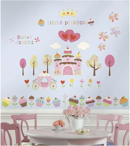 Vista 2 de RoomMates RMK1605SCS Adhesivos de pared Happi Cupcake Land (despegar y pegar)
