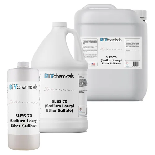 Vista 6 de DIYChemicals Sulfato de lauril éter de sodio (SLES) de alta pureza al 70% (1 galón)