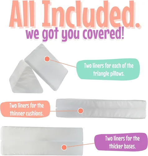 Vista 7 de Couch Swag Funda protectora impermeable para sofá de juego para niños, material a prueba de derrames para protección para el sofá de juego de tus