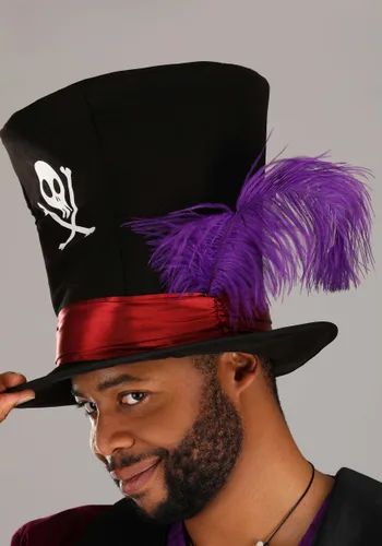 Vista 4 de Disfraz de Hombre Dr. Facilier Talla Grande Disney Multicolor