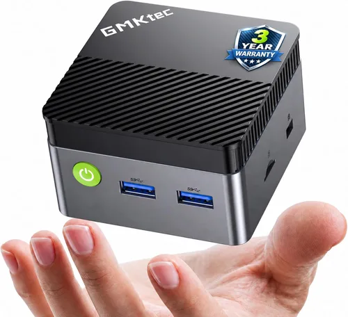 Vista 13 de GMKtec Mini PC, G11 Plus AMD Ryzen 5 3500U16GB DDR4 RAM 512GB SSD Computadora