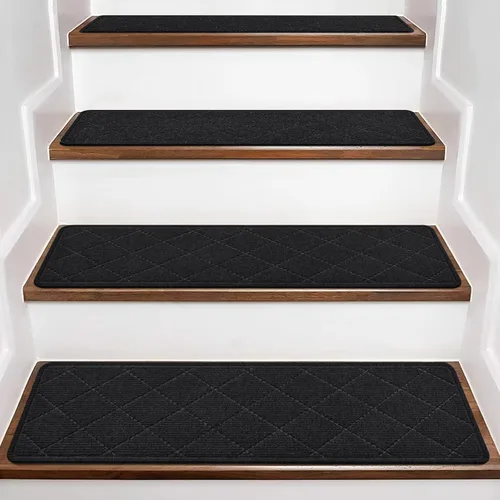 Vista 21 de Stair Treads for Wooden Steps Indoor, KOOTETA 1 Pack 20" X 32" Non Slip