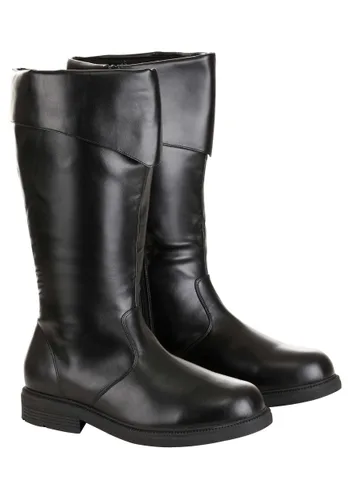 Vista 4 de Botas de Disfraz Negras Altas para Hombre Multicolor