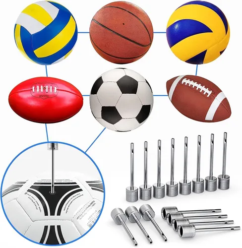Vista 2 de Electric Ball Pump,Smart Air Pump Portable Fast Ball Inflation with Accurate Pressure Gauge and Digital LCD Display for Basketball Football Soccer