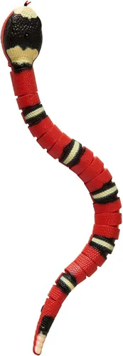 Vista 3 de SPOT Wigglin' Snake - Juguete electrónico interactivo para gatos, deslizadores y deslizadores de serpiente activados por tacto para entretener a