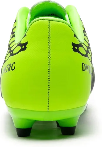 Vista 3 de DWZRG Tacos de fútbol para hombre, ligeros, para exteriores e interiores, para entrenamiento profesional de fútbol sala