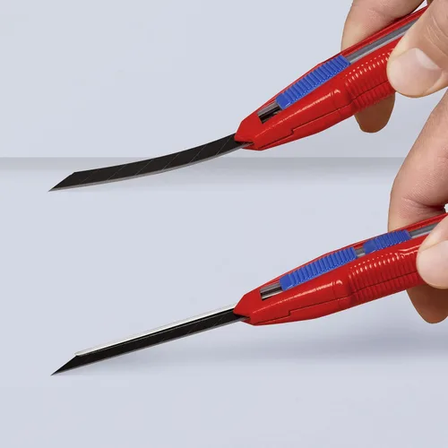 Vista 12 de KNIPEX Tools CutiX Cuchillo universal a presión, 6-1/2 pulgadas, rojo/azul