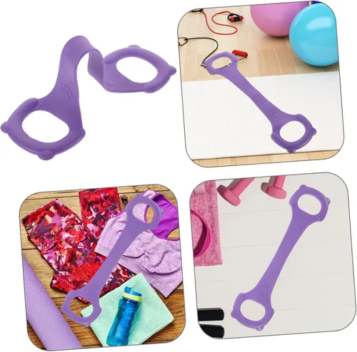 Vista 7 de Tensor de yoga multifunción Bandas de estiramiento Banda de resistencia elástica Expansor de pecho Ejercicio Herramienta de fitness portátil