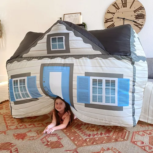 Vista 8 de El Original Patentado AirFort - Construye Un Fuerte en 30 Segundos, Fuerte Inflable para Niños, Tienda de Juego para 3-14 Años, Un Playhouse Donde