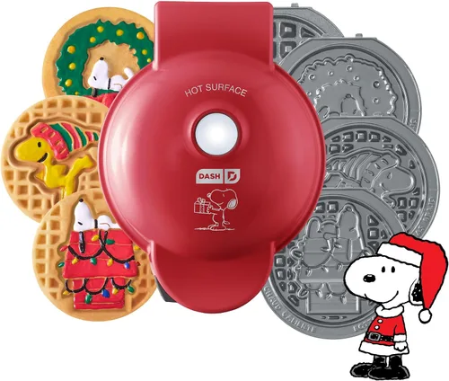 Vista 26 de Disney Dash MultiMaker Mini Maker System - Máquina eléctrica de gofres y platos intercambiables - 1 MultiMaker, 4 platos, diseño de Mickey Mouse
