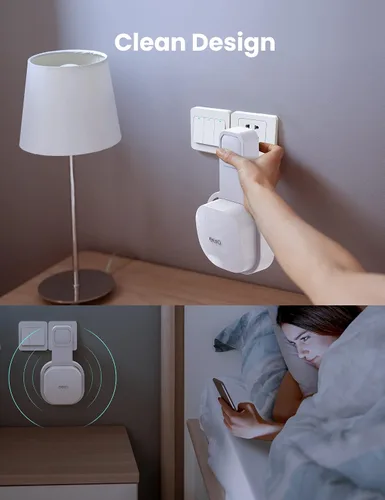 Vista 5 de DG-Direct Soporte de montaje en pared para eero 6 y eero 6+ Router Mesh Wi-Fi System, sin cables desordenados, soporte de montaje de pared para eero