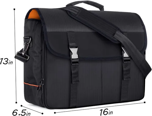 Vista 6 de CURMIO Bolsa de Bartender, Bolsa de Viaje para Juego de Herramientas de Bar, Kits de Bartender para Almacenamiento con Compartimentos Acolchados