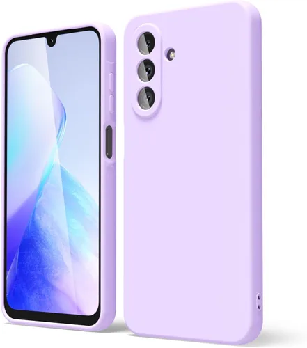 Vista 10 de oakxco Funda para teléfono Samsung Galaxy A12 con agarre de silicona líquida, linda delgada fina suave cubierta de gel de goma TPU lisa para mujeres