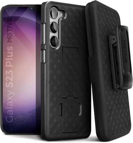 Vista 13 de MOTIVE Funda diseñada para Samsung Galaxy A14 5G con clip para cinturón, funda con clip para Samsung A14, funda protectora delgada y resistente a
