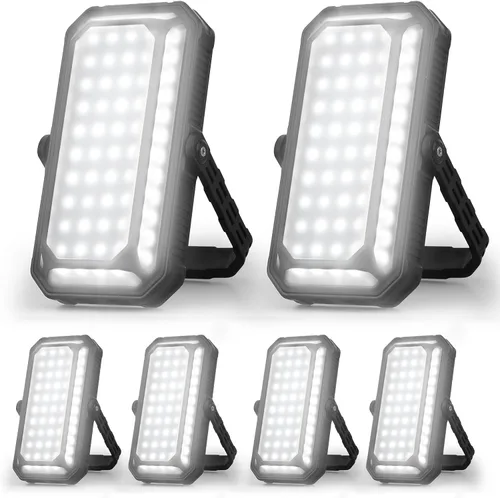Vista 12 de Linterna LED de camping, luces de camping recargables de 10000mAh, alto lúmen, pantalla LCD digital, 12 modos de luz, luces de tienda de campaña