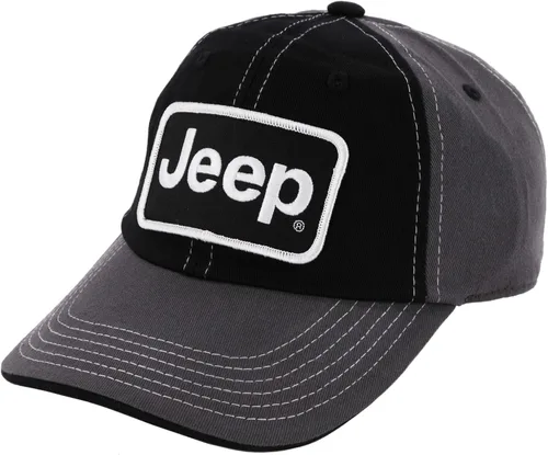 Vista 2 de Jeep Sombrero de papá con parche de sarga china prémium para hombre, gorra de béisbol