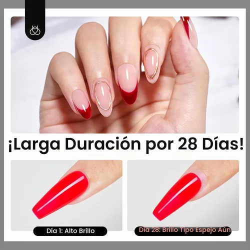 Vista 8 de Beetles - Recambio de capa superior extra brillante a granel de 10.5 fl oz (10.1 fl oz)