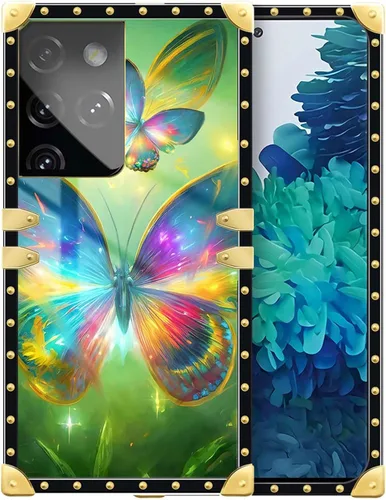 Vista 189 de Funda compatible con Samsung Galaxy S10 4G, TPU suave de lujo y parte trasera de policarbonato duro para niñas y mujeres, funda protectora a prueba