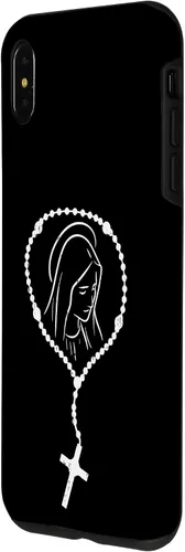 Vista 26 de iPhone 16 Rosario Virgen María Dios Jesús Fe Religioso Católico Estuche de Regalo