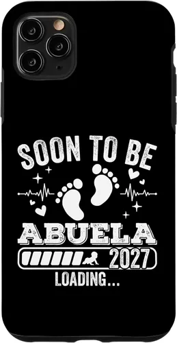 Vista 13 de Soon to Be Abuela 2027 Loading Pregnancy Announcement Case for iPhone 17
