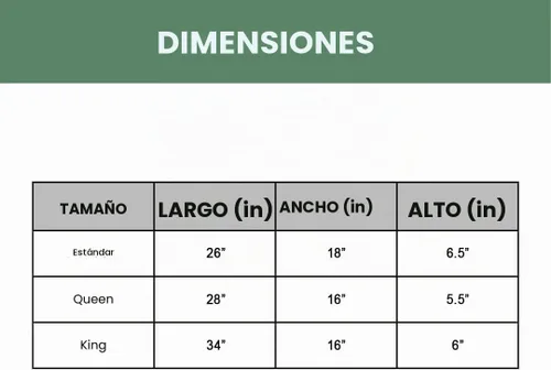 Vista 3 de All Natural almohada de látex con cubierta de algodón orgánico