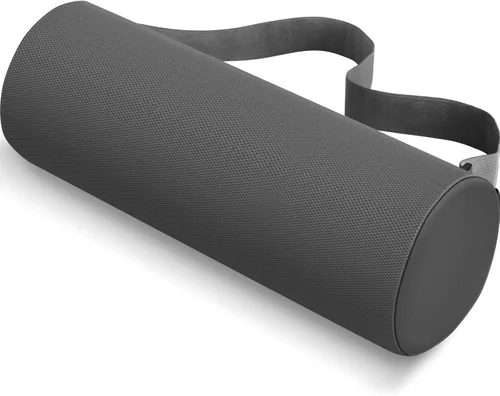 Vista 12 de CushZone Almohada de soporte lumbar para rodillo, cojín trasero de espuma Negro