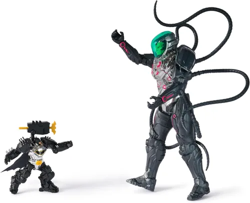 Vista 7 de DC Comics Metal Force Brainiac vs Batman - Paquete de figuras