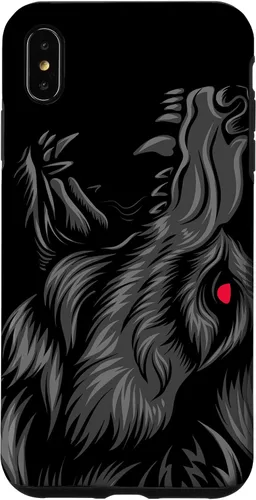 Vista 11 de Viking Fenrir Wolf Howls to The Gods - Norse Mythology Case for iPhone 17