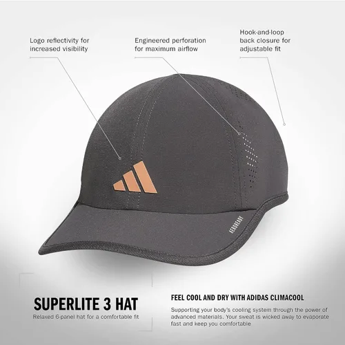 Vista 71 de Adidas Superlite - Gorra deportiva ajustable de ajuste relajado para entrenamiento