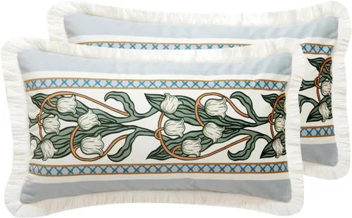 Vista 13 de patdrea Juego de 4 fundas de almohada decorativas, fundas de terciopelo suave para casa de campo, funda de almohada para automóvil, sofá, cama, sala