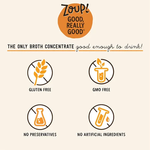 Vista 6 de Zoup! Concentrado culinario de caldo de hueso de res, paquete de 1, 7 onzas