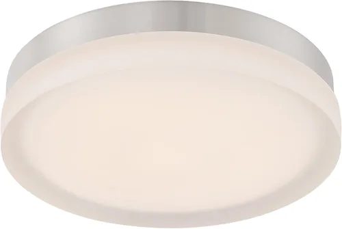 Vista 8 de WAC Lighting Slice - Montaje empotrado redondo LED de 15 pulgadas, 2700 K en níquel cepillado